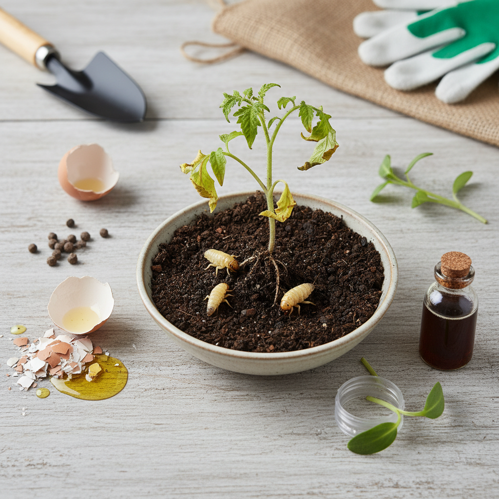 Kurklių lervos darže: kaip jas atpažinti ir naikinti?